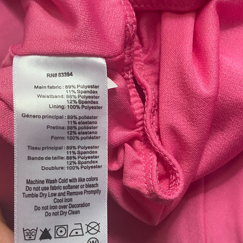 Asics Women's Vibrant Pink Athletic Shorts - Picture 7 of 9